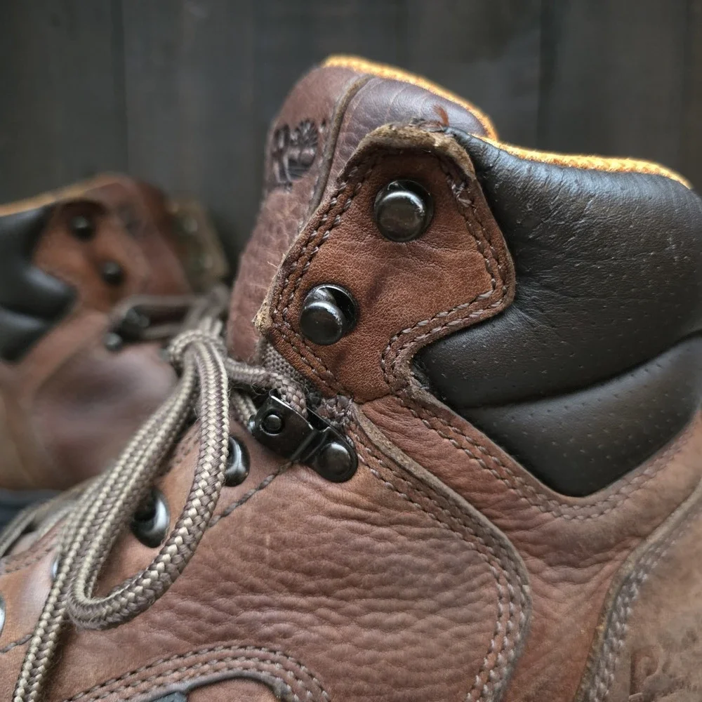 Timberland PRO Series Steel‎ Toe Safety Boots Womens 8.5M Brown Leather 26388
